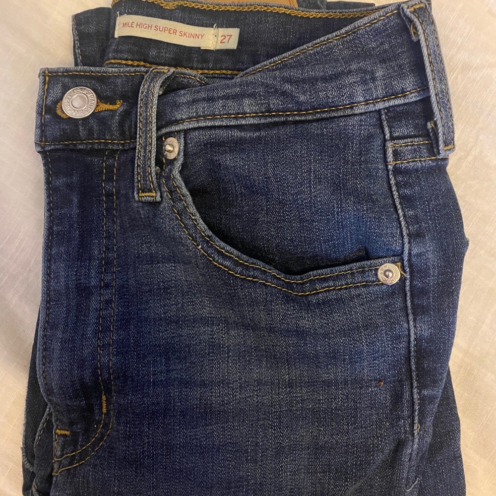 LEVI mile high skinny jeans